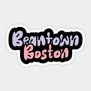 Beantown Boston Sticker